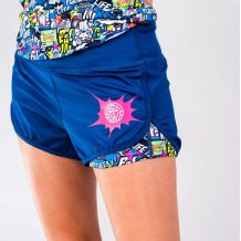 BIDI BADU ELANI TECH 2 IN 1 BLUE NOWE SPODENKI TENISOWE DAMSKIE ROZMIAR L <is>