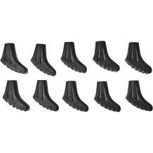 Końcówki do Kijków buciki Trekkingowych Nordic Walking Black Crevice 10 szt 