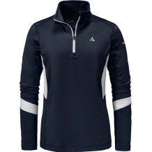 Nowa damska bluza Schoffel Lenggries Zipp Navy Blaze, rozmiar 38