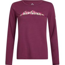 NOWA DAMSKA KOSZULKA MCKINLEY SHANE LS AMARANTH ROZMIAR 34 MERINO