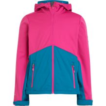 NOWA MŁODZIEŻOWA KURTKA SOFTSHELL MCKINLEY BENNET PINK/TURQUOISE ROZMIAR 164cm
