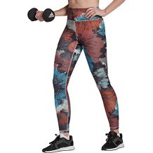 NOWE DAMSKIE LEGGINSY ADIDAS TRAINING ESSENTIALS PRINTED HIGH-WAISTED LEGGINGS ROZMIAR XS