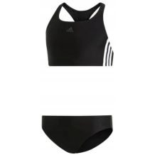 NOWY DZIEWCZĘCY STRÓJ KĄPIELOWY ADIDAS FIT SUIT 3S BLACK ROZMIAR 128