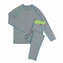 ZESTAW BIELIZNY LÖFFLER KIDS SET LONG TRANSTEX WARM GREY MELANGE ROZMIAR 104cm