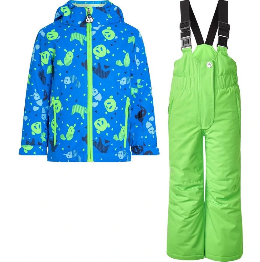 NOWY DZIECIĘCY ZESTAW ZIMOWY MCKINLEY ETHAN + TYLER BLUE/GREEN NA WZROST 92CM