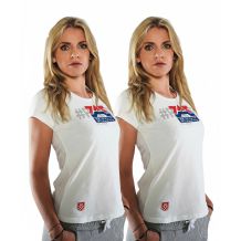 Nowa damska koszulka 2 pack Zajedno Classic White, rozmiar M