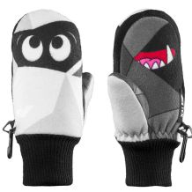 DZIECIĘCE RĘKAWICE NARCIARSKIE ZANIER ZNOWMAN MITTEN BLACK/WHITE ROZMIAR 2(M) - WIEK 3-4 LATA