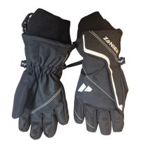 RĘKAWICE NARCIARSKIE ZANIER TODDLER STX GLOVES KIDS BLACK ROZMIAR 3(L) - WIEK 4-5 LAT