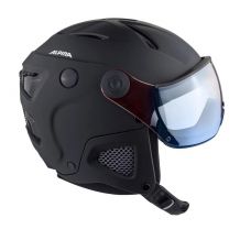ALPINA ATTELAS VISIER QVM BLACK MATT SILVER KASK NARCIARSKI R. 53-58 <is>