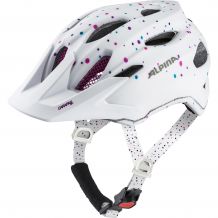 ALPINA CARAPAX JR WHITE POLKA DOTS KASK ROWEROWY R. 51-56 CM <is>