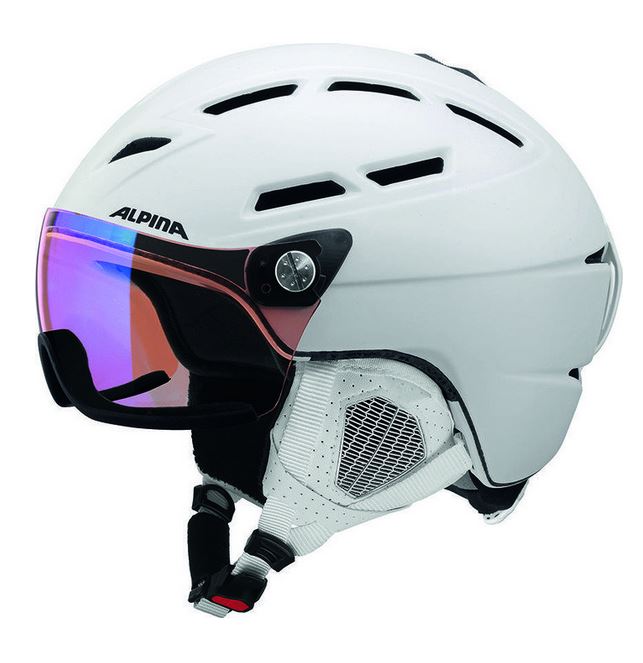 ALPINA GRIVA VISIER VHM WHITE KASK NARCIARSKI Z SZYBKĄ WIZJER ROZMIAR 55-59 cm <is>