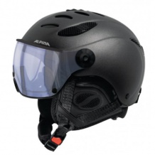ALPINA JUMP JV VHM S1 DARKGREY MATT KASK NARCIARSKI Z SZYBKĄ WIZJER ROZMIAR 52-54 CM <is>