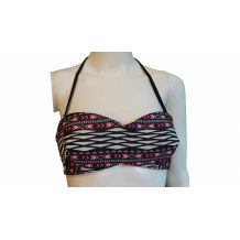 BIUSTONOSZ BIKINI FIREFLY ETHNO VANESSA WHITE/BLACK ROZMIAR 36B-CUP