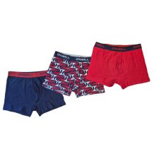 BOKSERKI MĘSKIE O'NEILL BOXERS 3-PACK CUTTING LOGO/TRUE RED ROZMIAR L