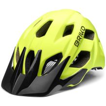 BRIKO AKAN LIME FLUO BLACK KASK ROWEROWY R. L (58-63 CM) <is>