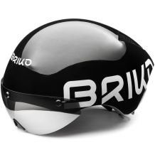 BRIKO CRONOMETRO SHINY BLACK KASK ROWEROWY R. 53-61 CM <is>