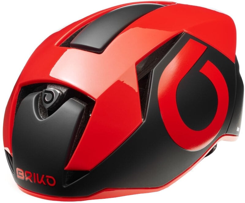 BRIKO GASS 2.0 BLACK RED KASK ROWEROWY ROZMIAR M (53-58 CM) <is>