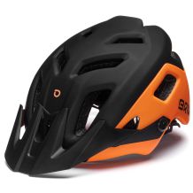 BRIKO GIBEON MATT BLACK ORANGE FLAME KASK ROWEROWY MTB ROZMIAR L (59-62 CM) <is>