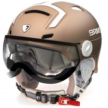 BRIKO STROMBOLI VISOR PHOTO CHAMPAGNE KASK NARCIARSKI ROZMIAR 54 <is>