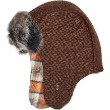 Czapka zimowa Ignite Knit Trapper Brown S/M
