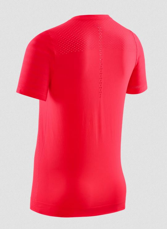 DAMSKA KOSZULKA CEP RUN ULTRALIGHT SHIRT SHORT SLEEVE NEON PINK ROZMIAR S