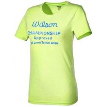 DAMSKA KOSZULKA WILSON W TENNIS CHAP TEE LIME GREEN ROZMIAR M