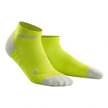 DAMSKIE SKARPETY CEP LOW-CUT SOCKS 3.0 WOMEN LIME/LIGHT GREY ROZMIAR II