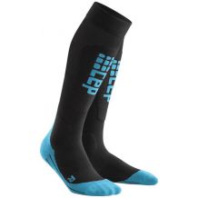 DAMSKIE SKARPETY CEP SKI ULTRALIGHT SOCKS WOMEN BLACK/BLUE ROZMIAR II