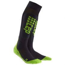 DAMSKIE SKARPETY CEP SKI ULTRALIGHT SOCKS WOMEN BLACK/GREEN ROZMIAR S/II