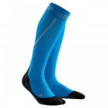 DAMSKIE SKARPETY CEP WINTER RUN SOCKS WOMEN ELECTRIC BLUE/BLACK ROZMIAR II