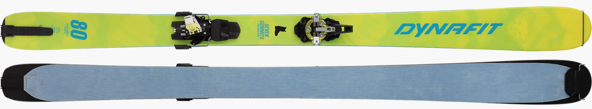 DYNAFIT SEVEN SUMMITS YOUNGSTAR 80 NOWE NARTY JUNIORSKIE + WIĄZANIE + FOKA 130 CM <is>