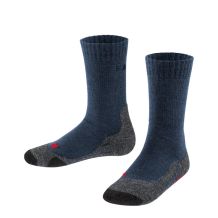 DZIECIĘCE FALKE TREKKING TK2 KIDS NAVY/BLACK ROZMIAR M 31-34 EU MERINO