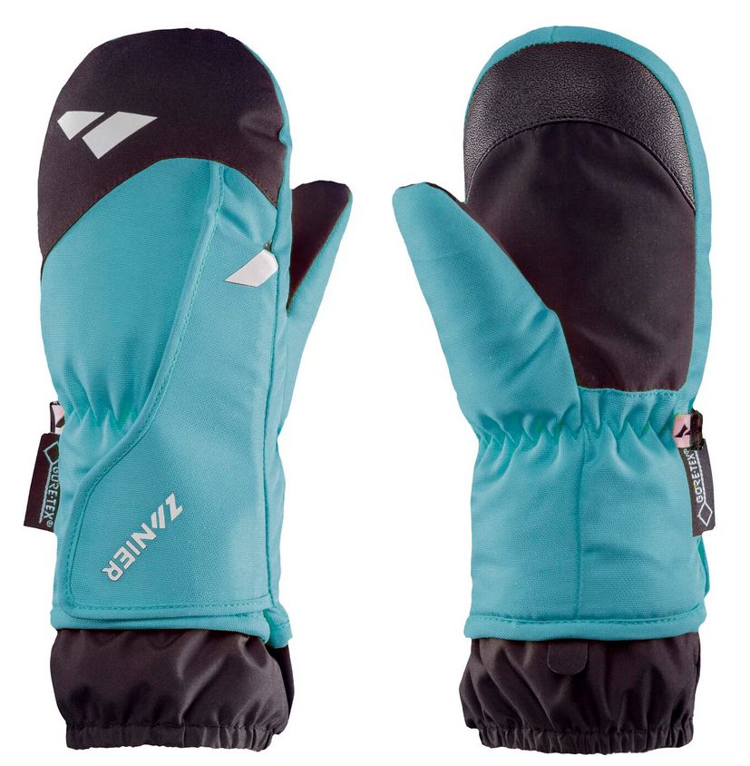 DZIECIĘCE RĘKAWICE NARCIARSKIE ZANIER KIDS GTX BLUE ROZMIAR 2(M) - WIEK 3-4 LATA