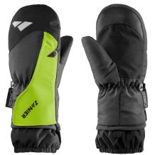 DZIECIĘCE RĘKAWICE NARCIARSKIE ZANIER KIDS GTX BLACK/GREEN ROZMIAR 2(M) - WIEK 3-4 LATA