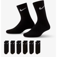 DZIECIĘCE SKARPETY NIKE DRI-FIT PERFORMANCE 6-PAK BLACK ROZMIAR EU 23,5-27