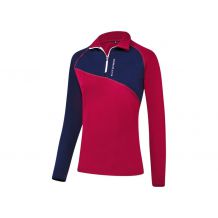 Funkcjonalna bluza damska BLACK CREVICE Dunkelblau 70% Merino, rozmiar 38