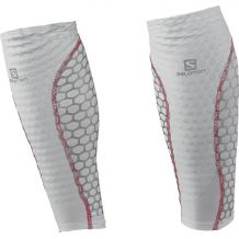 GETRY KOMPRESYJNE SALOMON EXO CALF WHITE/SILVER ROZMIAR 5