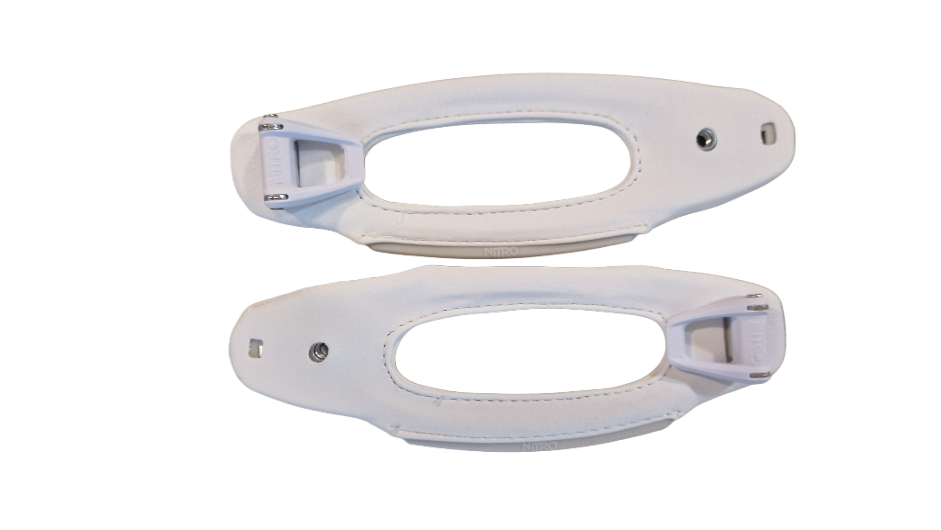 KOMPLET NITRO TOE STRAP WHITE DO WIĄZAŃ MĘSKICH ROZMIAR M