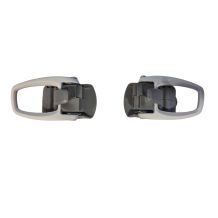KOMPLET POMPEK DO WIĄZAŃ NITRO ANKLE GREY ALUMINIUM BUCKLE ONE SIZE