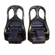 KOMPLET POMPEK DO WIĄZAŃ NITRO ANKLE ALU BLACK/DARK PURPLE BUCKLE ONE SIZE