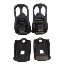 KOMPLET POMPEK DO WIĄZAŃ NITRO ANKLE ALU BLACK BUCKLE ONE SIZE