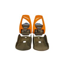 KOMPLET POMPEK DO WIĄZAŃ NITRO ANKLE ALU GREEN/ORANGE ONE SIZE