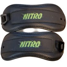 KOMPLET STRAPÓW DO WIĄZAŃ NITRO ANKLE STRAP WITH CLAMP BLACK-GREEN ROZMIAR S