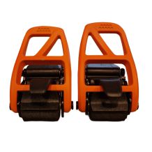 KOMPLET POMPEK DO WIĄZAŃ NITRO ANKLE ALU BLACK/ORANGE ONE SIZE