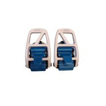 KOMPLET POMPEK DO WIĄZAŃ NITRO ANKLE ALU WHITE/BLUE ONE SIZE