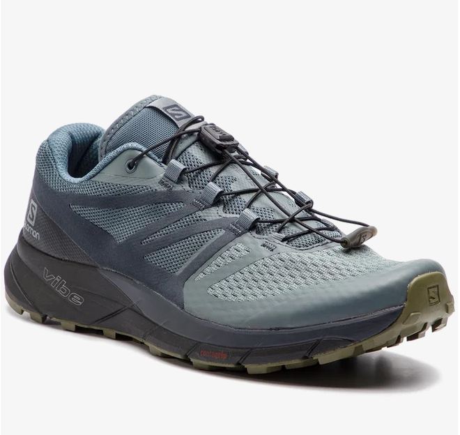 NOWE MĘSKIE BUTY SALOMON SENSE RIDE 2 STORMY WEATHER/EBONY ROZMIAR 42 2/3-27CM