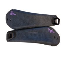 KOMPLET STRAPÓW DO WIĄZAŃ NITRO ZERO ANKLE STRAP WITH CLAMP BLACK-PURPLE ROZMIAR M