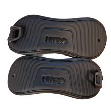 KOMPLET STRAPÓW DO WIĄZAŃ NITRO ANKLE STRAP WITH CLAMP BLACK ROZMIAR M