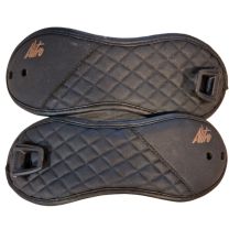 KOMPLET STRAPÓW DO WIĄZAŃ NITRO ANKLE STRAP WITH CLAMP BLACK-GOLD ROZMIAR S/M