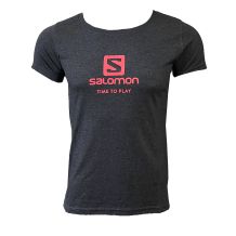 Koszulka damska Salomon TTP red Logo Women SS, rozmiar XL